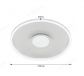 Aluminum LED Decoration Ceiling Light with Centre RGB Function 70000