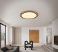 510mm Diameter Round FSC Wood Frame LED Ceiling Light 90002