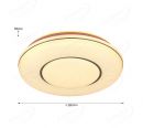 Diameter 380mm Round Plastic Cover CCT+RGB LED Ceiling Lights 40000