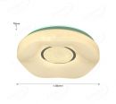 Diameter 380mm Round Plastic White Cover CCT+RGB LED Ceiling Lights 40001