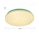 Mesh Weaving Style Housing LED Ceiling Lamp 380mm Diameter 40006