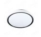 White Plastic Housing Cover with Black Line Decoration Indoor Ceiling LED Lights 40007