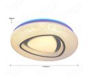 Triangle Shape Shining Outer Effect RGB Backlight LED Ceiling Light 40017