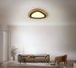 338x270mm Small Stone FSC Wood Decoration LED Ceiling Light 90018