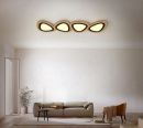 1143x338mm Small Stone Four Head FSC Wood Decoration LED Ceiling Light 90021