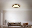 425x385mm Big Stone  FSC Wood Decoration LED Ceiling Light 90022