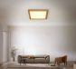 Square 380x380mm FSC Pine Wood Indoor LED Ceiling Light 90031