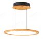 480mm FSC Pine Wood Indoor Round LED Pendant Light 90042