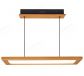 480mm FSC Pine Wood Indoor Rectangle LED Pendant Light 90043