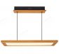 480mm FSC Pine Wood Indoor Rectangle LED Pendant Light 90043