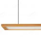 480mm FSC Pine Wood Indoor Rectangle LED Pendant Light 90043