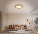 310mm Diameter Round FSC Wood Frame LED Ceiling Light 90000