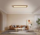 1200x300mm Rectangle FSC Wood Frame LED Ceiling Light 90014