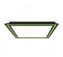 640x640mm CCT Main Light+RGB Frame Light LED Ceiling Light 70034