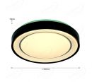 Black Color Round Shape Frame LED Ceiling Lights 40025