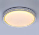 White Cover with Golden Line Design Housing LED Indoor Ceiling Lamps 40033