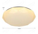 Diamond Shape Design CCT+RGB Backlight LED Ceiling Lights 40047