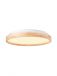 Wood Color Frame Round Shape Design 3 Step Dim LED Panel Lamp 40057