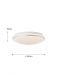 Sliver Line Dia.330mm Wall Switch Memory Function LED Ceiling Light 40062