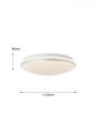 Sliver Line Dia.330mm Wall Switch Memory Function LED Ceiling Light 40062