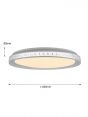 Crystal Edge Single Color Warm White Wall Switch LED Panel Light 40068