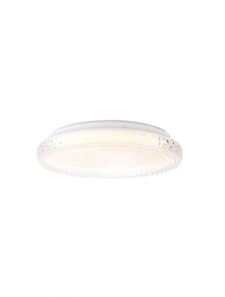 Diameter 300mm Crystal Edge Single Color Warm White Wall Switch LED Panel Light 40071