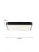 Diameter 380mm Black Color Square Type 3 Step Dimming Living Room LED Panel Light 40072