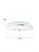 Diameter 485mm White Color Round Type 3 Step Dimming Living Room LED Panel Light 40076