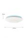 Diameter 500mm Smart LED Control Functional LED Ceiling Panel Lamps 40077