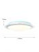 Living Room Bed Room IP20 Indoor CCT Color Changing Nightlight Function LED Panel Lamp 40078