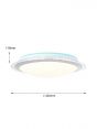 Living Room Bed Room IP20 Indoor CCT Color Changing Nightlight Function LED Panel Lamp 40078