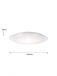 Transparent Slim Edge Smart WiFi CCT RGB LED Ceiling Panel Light 40088