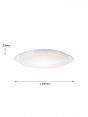 Transparent Slim Edge Smart WiFi CCT RGB LED Ceiling Panel Light 40088