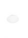 Oval Shape White Color Plastic Housing Color Changing LED Ceiling Light 40089