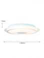 Diameter 500mm White Color with RGB Backlight Effect Remote Controller LED Ceiling Panel Light 40091