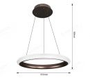 Diameter 450mm/550mm/850mm Single Ring Living Room LED Pendant Lights 20007