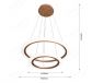 Diameter 400mm/600mm Double Ring Combination Design LED Decoration Pendant Lamp 20008