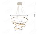 Aluminum Profile Golden Ring Maximum 2500mm LED Indoor Droplight 20013